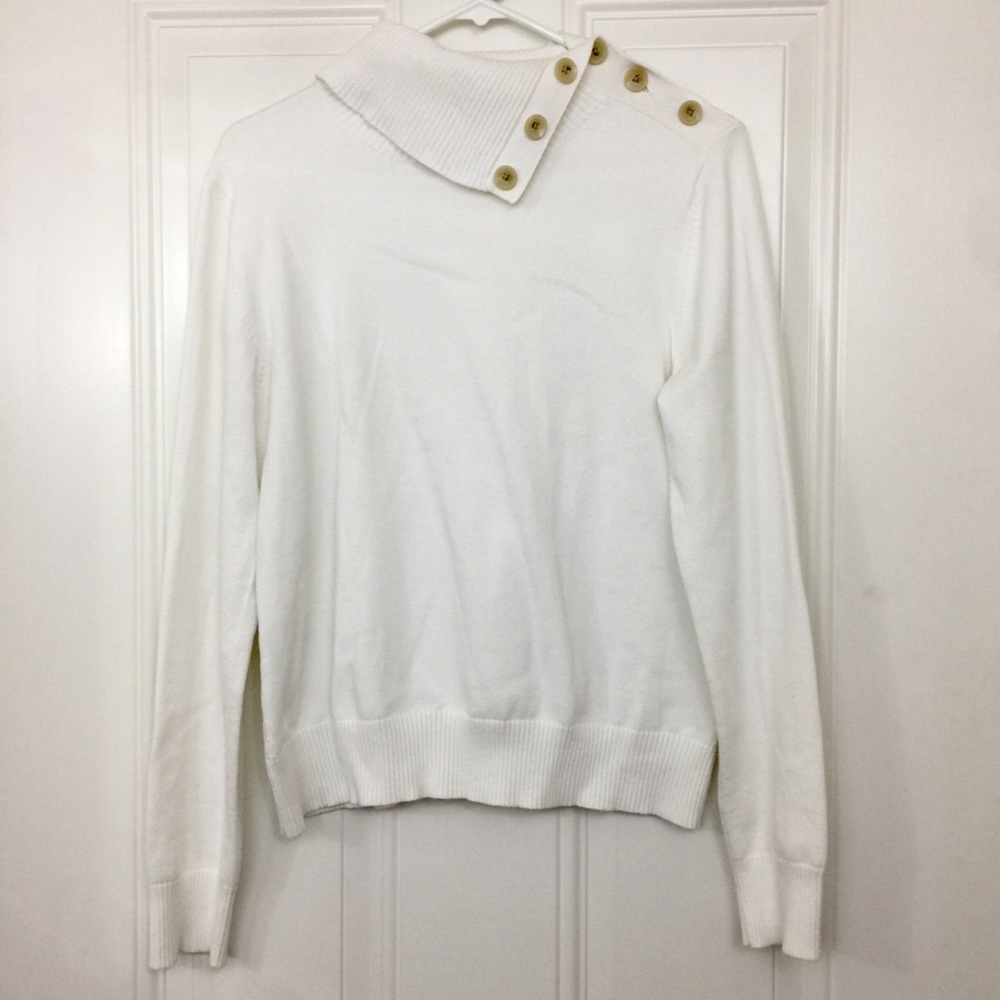 🔥final sale🔥 Banana Republic beige cowl Neck XL